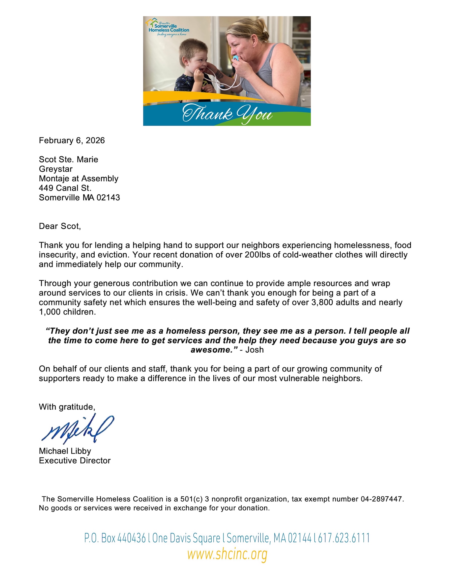 The Somerville Homeless Coalition