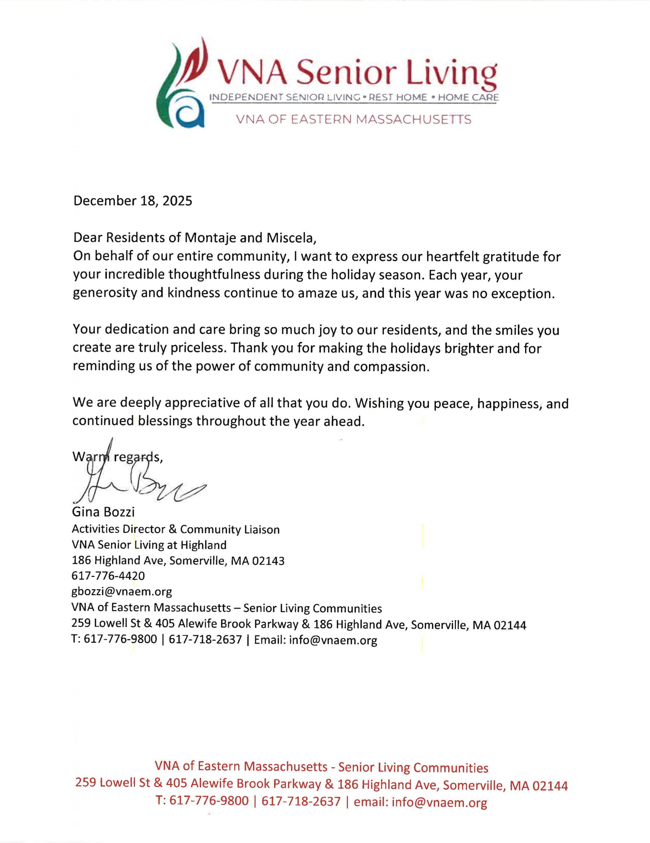 VNA Senior Living Image 1 VNA Senior Living Image 1