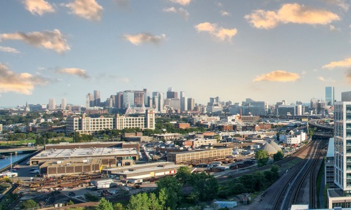 Downtown Boston views