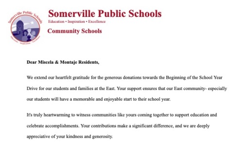 Somerville Public Schools Cover Image