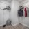 Model walk-in closet